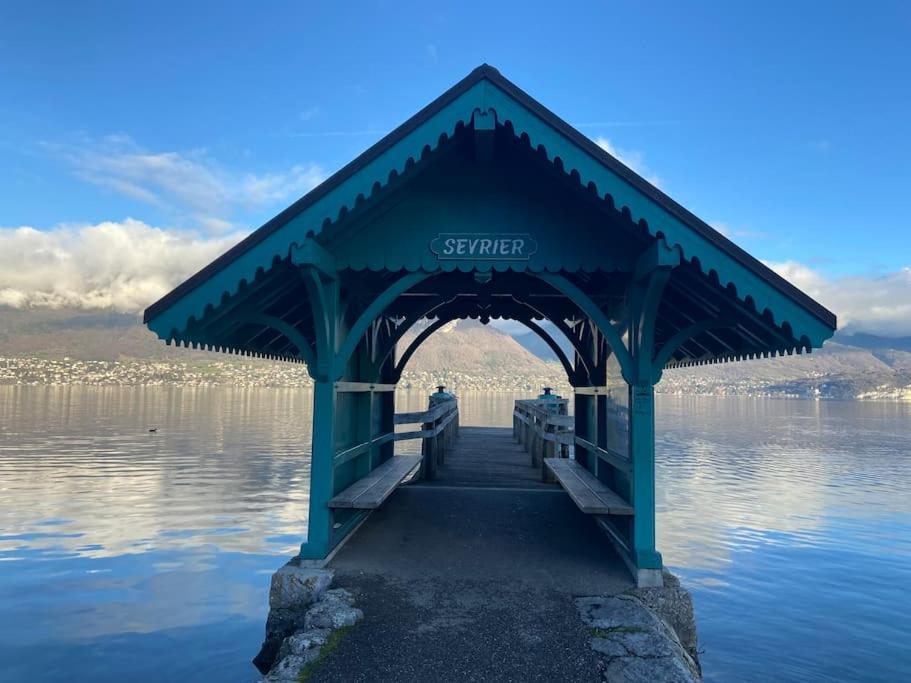 Bel Apt Terrasse A 2 Pas Du Lac Sévrier Dış mekan fotoğraf